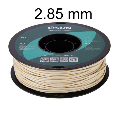 eSUN PLA+ (Bone White) 3D Filament 2.85Ø, 1kg