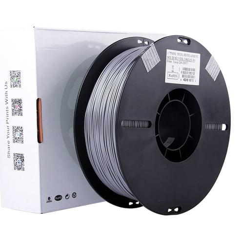 eSUN PETG (Solid Silver) 3D Filament 1.75Ø, 1kg
