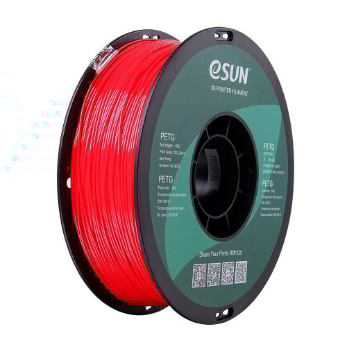 eSUN PETG (Solid Red) 3D Filament 1.75Ø, 1kg