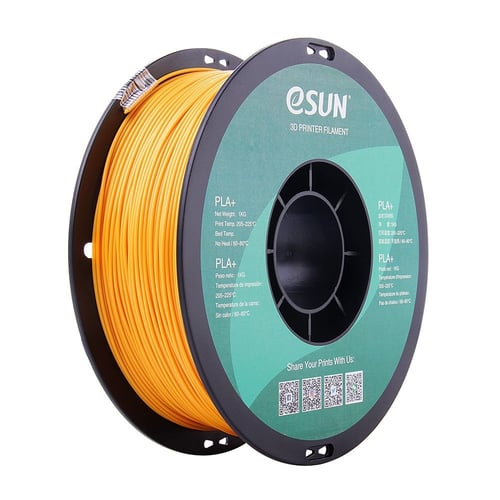 eSUN PLA+ (Gold) 3D Filament 1.75Ø, 1kg