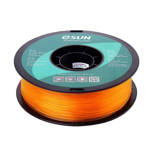 eSUN PLA (Glass Orange) 3D Filament 1.75Ø, 1kg
