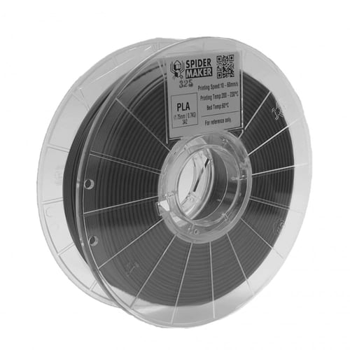 SpiderMaker Matte PLA (Iron Gray) 3D Filament 1.75...