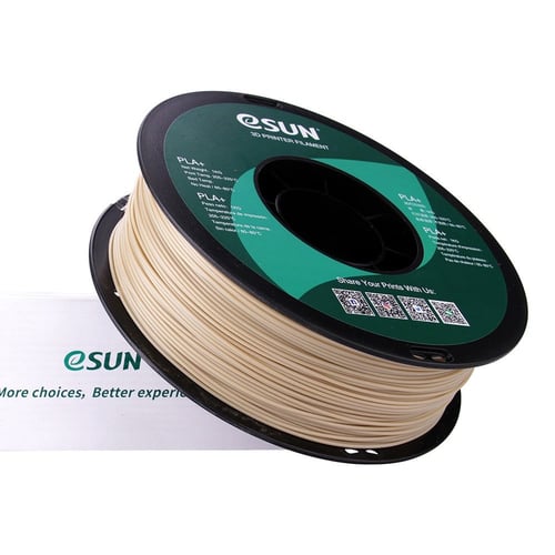 eSUN PLA+ (Bone White) 3D Filament 1.75Ø, 1kg
