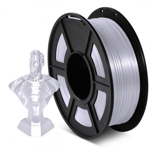 SUNLU Silk PLA+ (Silver) 3D Printing Filament 1.75...