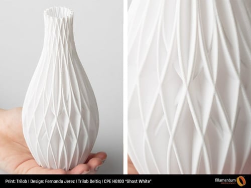 Fillamentum CPE HG100 (Ghost White) 3D Printing Fi...