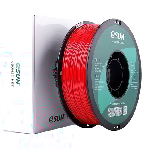 eSUN PETG (Fire Engine Red) 3D Filament 1.75Ø, 1kg
