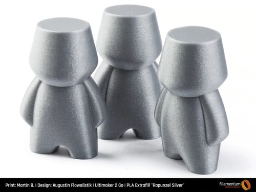 Fillamentum PLA Extrafill (Rapunzel Silver) 3D Pri...