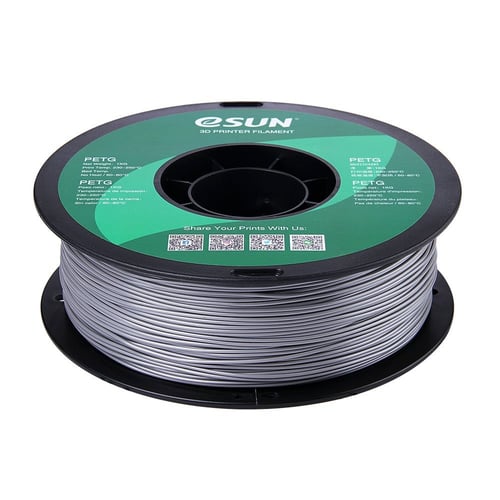 eSUN PETG (Solid Silver) 3D Filament 1.75Ø, 1kg