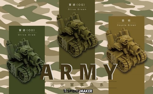 SpiderMaker Matte PLA (Coyote Brown) 3D Filament 1...