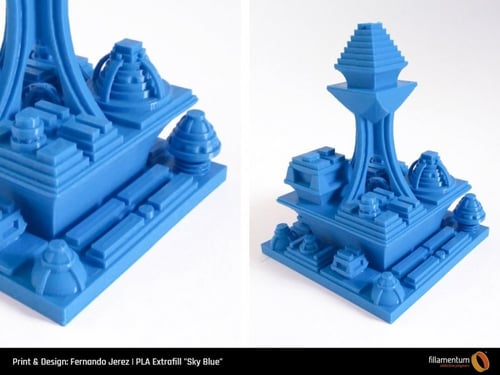 Fillamentum PLA Extrafill (Sky Blue) 3D Printing F...