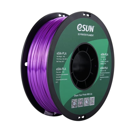 eSUN eSilk-PLA (Purple) 3D Filament 1.75Ø, 1kg