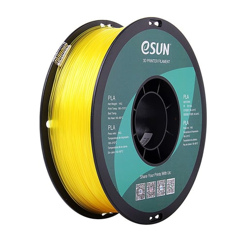 eSUN PLA (Glass Lemon Yellow) 3D Filament 1.75Ø, 1...