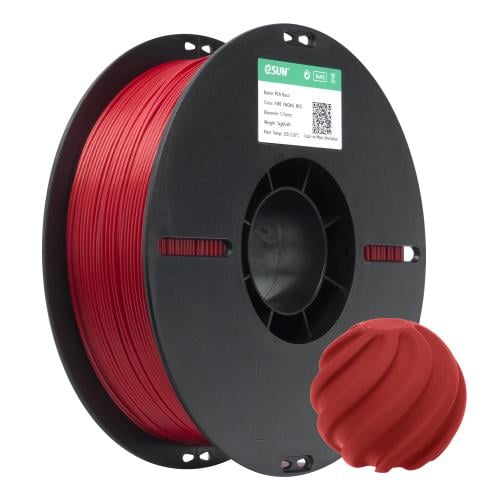 eSUN PLA Basic (Fire Engine Red) 3D Filament 1.75Ø...