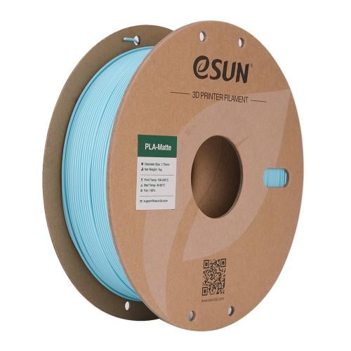 eSUN ePLA-Matte (Light Blue) 3D Filament 1.75Ø, 1k...