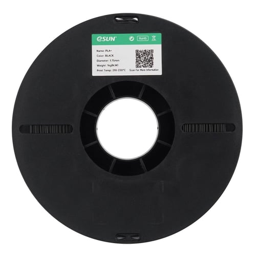 eSUN PLA+ (Black) 3D Filament 1.75Ø, 1kg