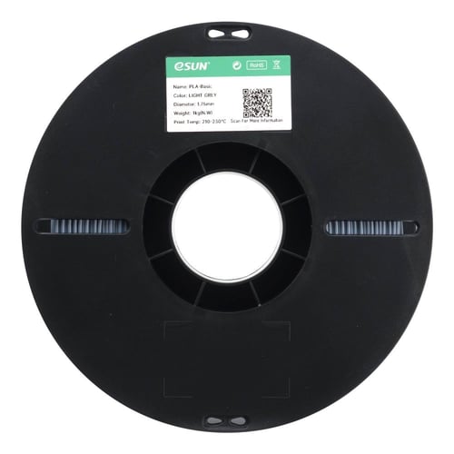 eSUN PLA Basic (Light Grey) 3D Filament 1.75Ø, 1kg