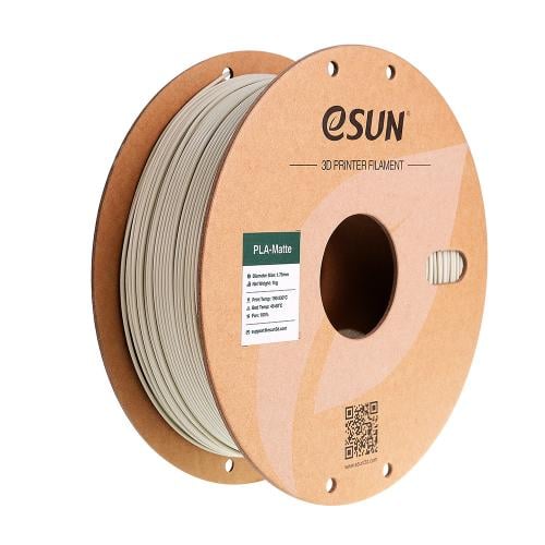 eSUN ePLA-Matte (Light Khaki) 3D Filament 1.75Ø, 1...