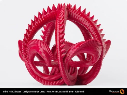 Fillamentum PLA Extrafill (Pearl Ruby Red) 3D Prin...