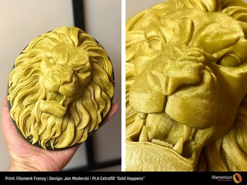 Fillamentum PLA Extrafill (Gold Happens) 3D Printi...