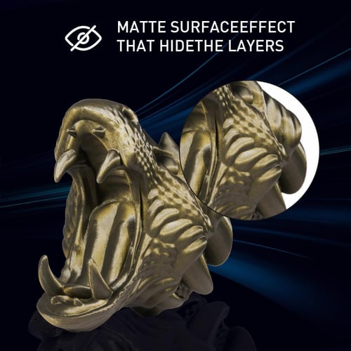 Zahi Burnt titanium PLA (Dark Gold) 3D Filament 1....