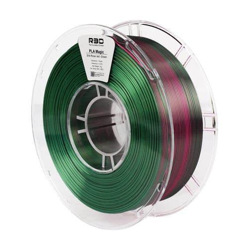 R3D Magic PLA (Rose red-Green) 3D Printing Filamen...