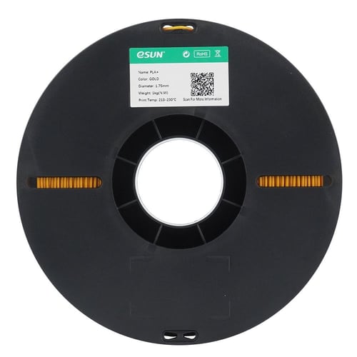 eSUN PLA+ (Gold) 3D Filament 1.75Ø, 1kg