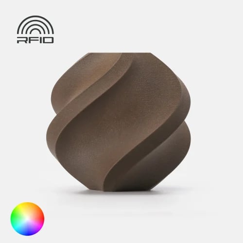 Bambu PLA Wood with spool 3D Filament, 1kg (5 colo...
