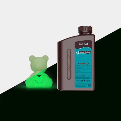 SUNLU Glow In The Dark (Green) For LCD 3D Printers...