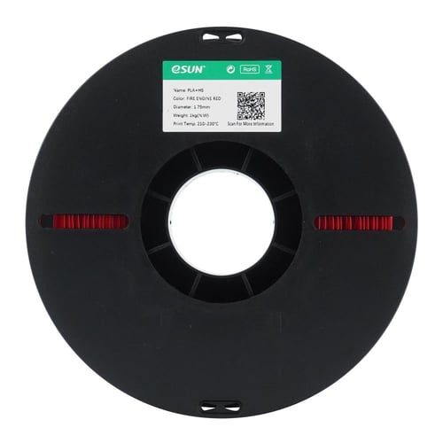 eSUN PLA+ HS (Fire Engine Red) 3D Filament 1.75Ø,...