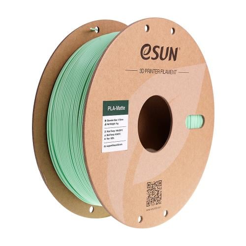 eSUN ePLA-Matte (Mint Green) 3D Filament 1.75Ø, 1k...