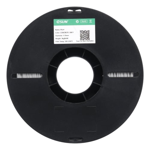 eSUN PLA+ HS (concrete grey) 3D Filament 1.75Ø, 1k...