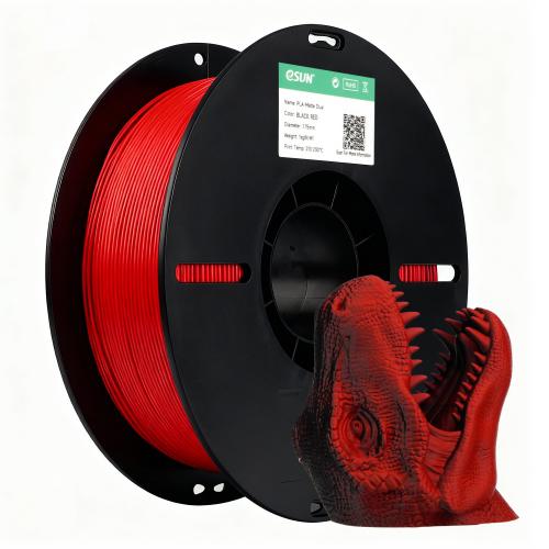 eSUN ePLA-Matte Dual (Black Red) 3D Filament 1.75Ø...