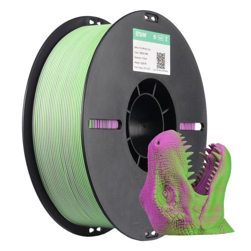 eSUN ePLA-Matte Dual (Green Pink) 3D Filament 1.75...