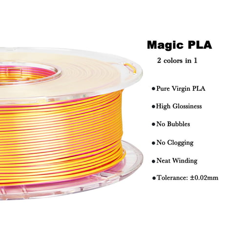 R3D Magic PLA (Gold-Purple) 3D Printing Filament 1...