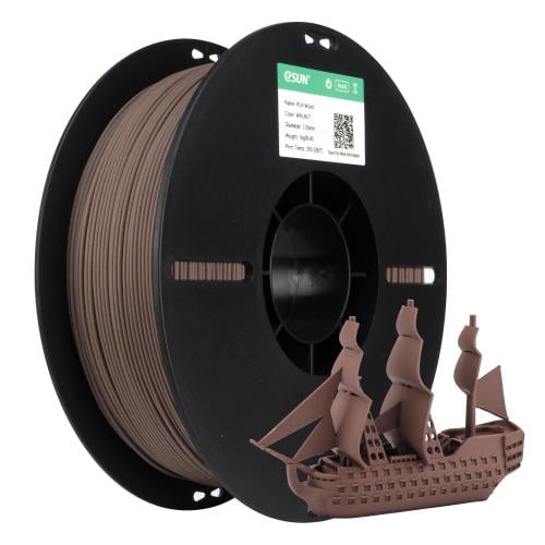 eSUN PLA-Wood (Walnut) 3D Filament 1.75Ø, 1kg