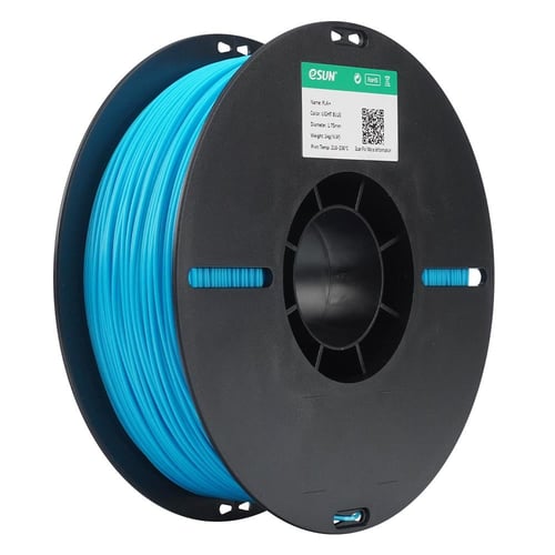 eSUN PLA+ (Light Blue) 3D Filament 1.75Ø, 1kg