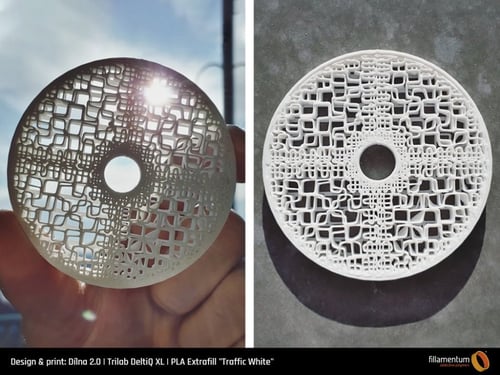 Fillamentum PLA Extrafill (Traffic White) 3D Print...