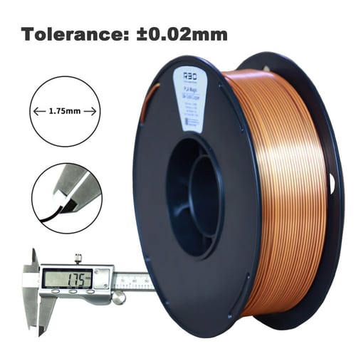 R3D Magic PLA (Gold-Copper) 3D Printing Filament 1...