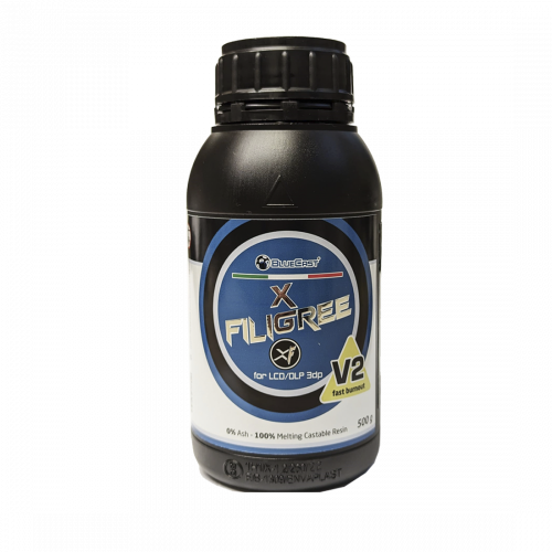 BlueCast X-FILIGREE V2 Castable Resin for LCD/DLP...