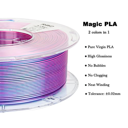 R3D Magic PLA (Blue-Purple) 3D Printing Filament 1...