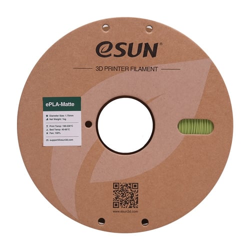 eSUN ePLA-Matte (Matcha Green) 3D Filament 1.75Ø,...
