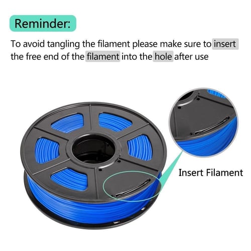 SUNLU TPU (Blue) 3D Printing Filament 1.75Ø, 0.5kg