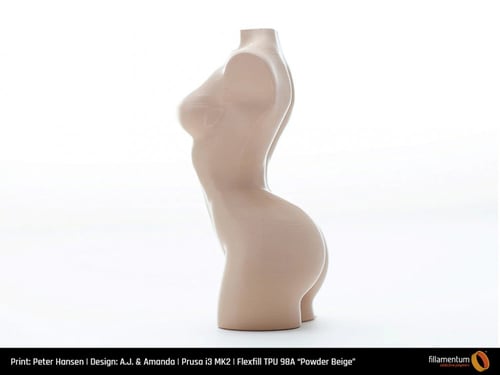 Fillamentum Flexfill TPU 98A (Powder Beige) 3D Pri...