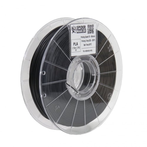 SpiderMaker Matte PLA (Coal Black) 3D Filament 1.7...