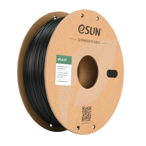 eSUN PLA-CF (Black) PLA Carbon Fiber 3D Filament 1...
