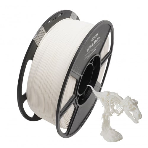 eSUN ePLA-Matte (Milky White) 3D Filament 1.75Ø, 1...