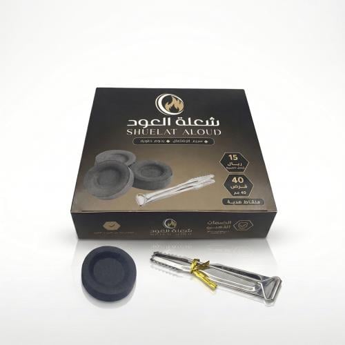 Big carton of Shaola Al Oud charcoal 24 pieces