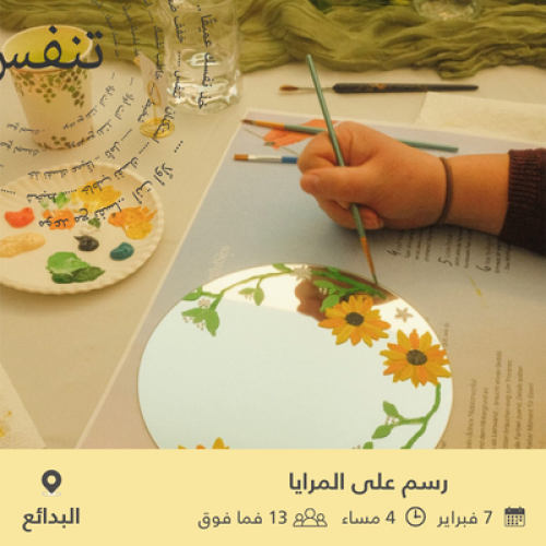 رسم على المرايا