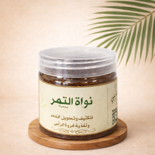 بودرة نواة التمر للشعر