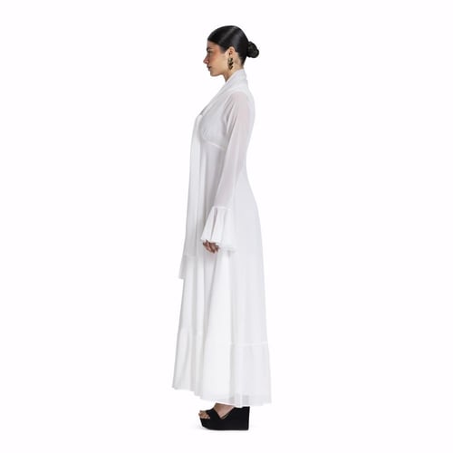 Maison Ein Shimmer Chiffon Lined Maxi Dress